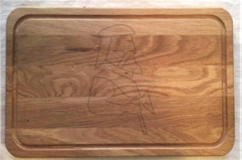 Lille Skærebræt Egetræ