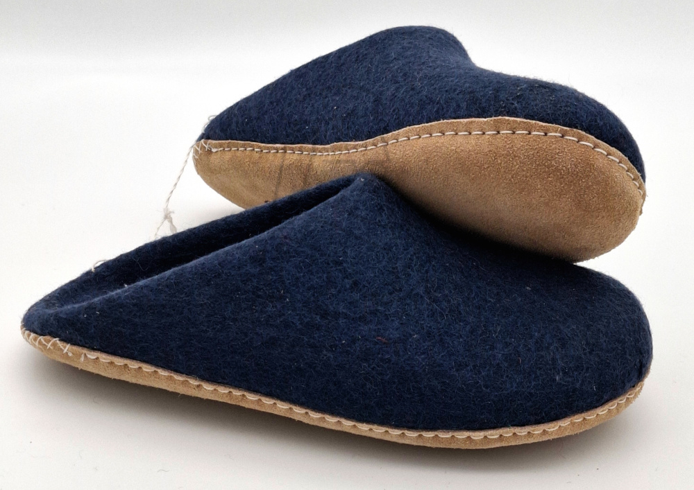 Mørk Blå uden hæl