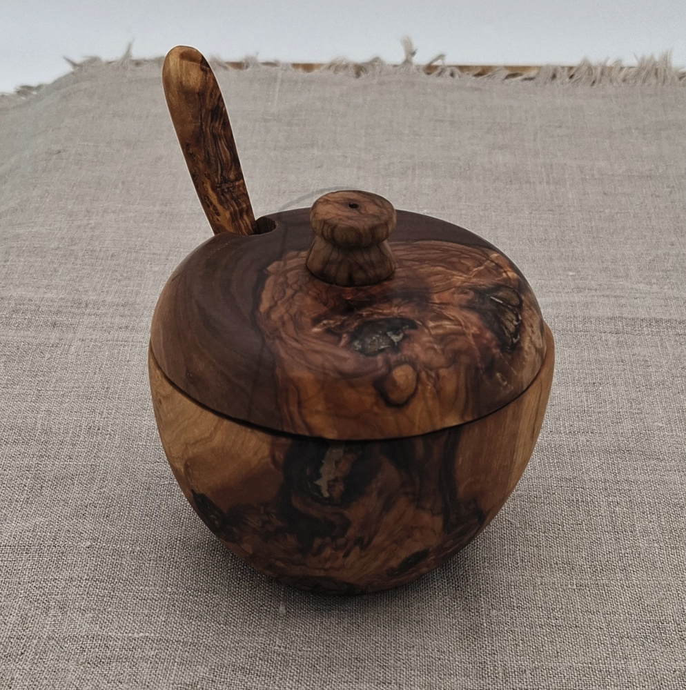 Krydderibøtte med ske