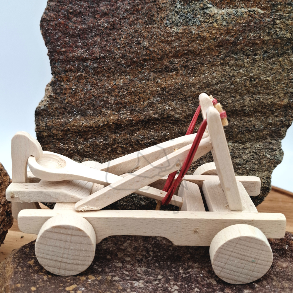 Trækatapult / Wooden catapult / Holzkatapult - Billede 6