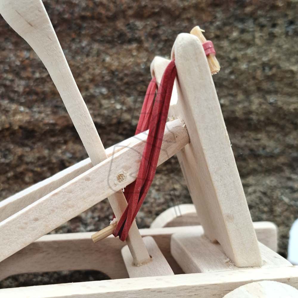 Trækatapult / Wooden catapult / Holzkatapult - Billede 4