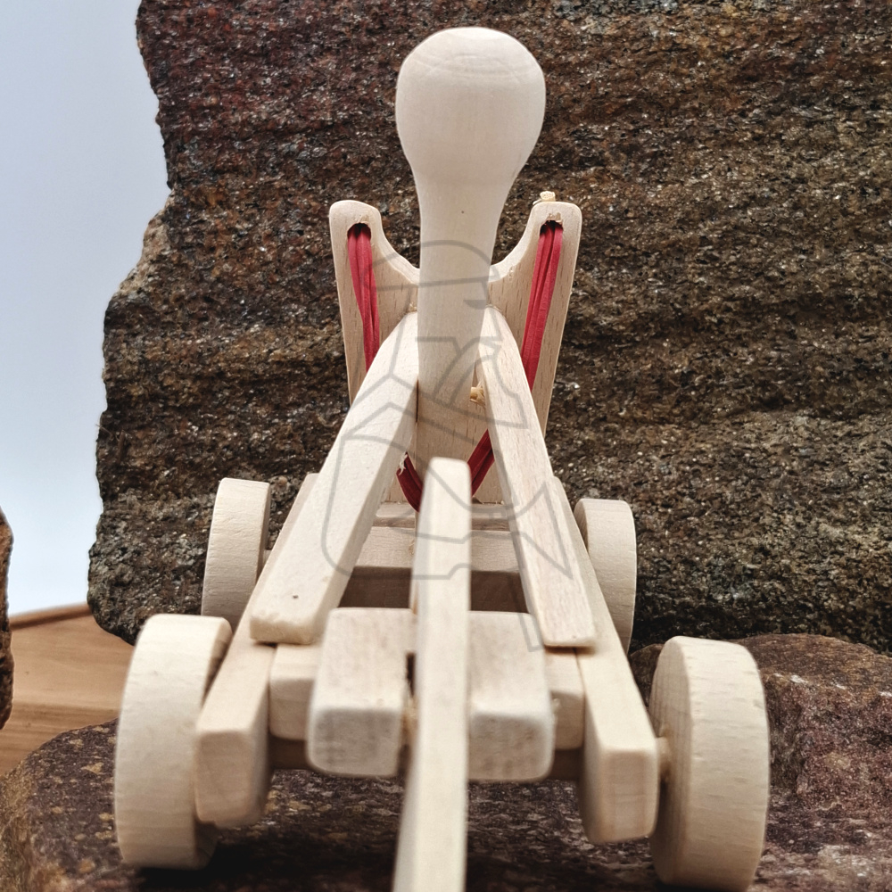 Trækatapult / Wooden catapult / Holzkatapult - Billede 3