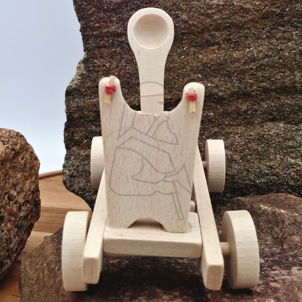 Trækatapult / Wooden catapult / Holzkatapult - Billede 2